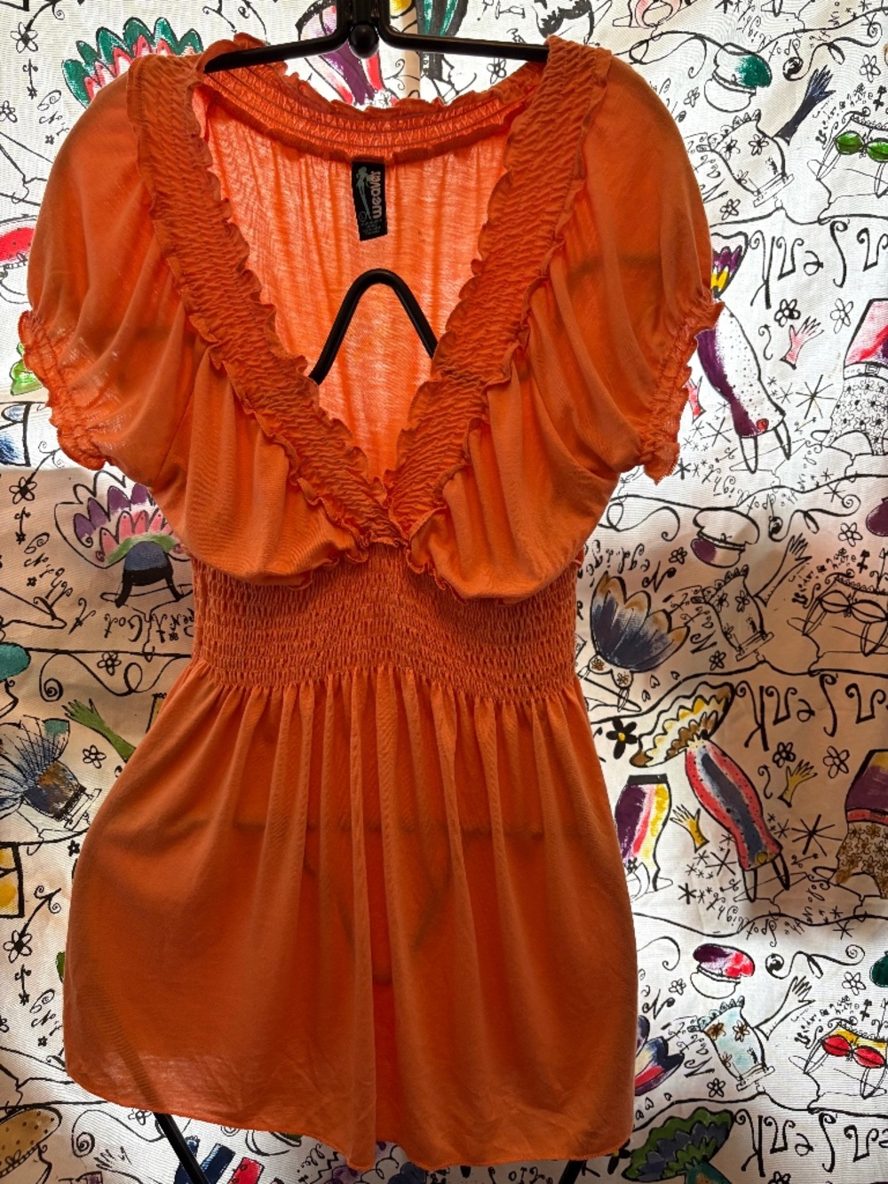 Weavers peasant style top
